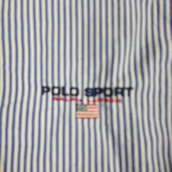 Polo Sport Ralph Lauren Button Down Shirt Blue‎ Men Size X-Large - Picture 2 of 6